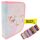 itenga Schüler-Etui 28 teilig gefüllt 1-Zipper Federmäppchen für Jungen und Mädchen (Einhorn)