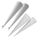 POWER INN 2er Set Schultütenkissen ca. 70cm + Passende Papprohlinge | Zuckertüte Innenkissen zur Einschulung | Füllkissen für die Schultüte | Stoff 100% Baumwolle |(2, 70 cm + Rohling)