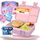 LUCKY KIDZ® Brotdose Kinder – auslaufsichere Lunchbox mit Fächern – Bento Box BPA-frei aus PP & ABS – spülmaschinengeeignet für Schule und Kindergarten – Premium Snackbox für gesunde Mahlzeiten