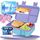 LUCKY KIDZ® Brotdose Kinder – auslaufsichere Lunchbox mit Fächern – Bento Box BPA-frei aus PP & ABS – spülmaschinengeeignet für Schule und Kindergarten – Premium Snackbox für gesunde Mahlzeiten