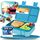 LUCKY KIDZ® Brotdose Kinder – auslaufsichere Lunchbox mit Fächern – Bento Box BPA-frei aus PP & ABS – spülmaschinengeeignet für Schule und Kindergarten – Premium Snackbox für gesunde Mahlzeiten