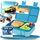 LUCKY KIDZ® Brotdose Kinder – auslaufsichere Lunchbox mit Fächern – Bento Box BPA-frei aus PP & ABS – spülmaschinengeeignet für Schule und Kindergarten – Premium Snackbox für gesunde Mahlzeiten