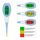 scala SC 2050 Digitales Fieberthermometer – großes, leuchtendes LCD mit Farb-Alarm (grün/gelb/rot) – flexible nickelfreie Spitze, wasserdicht, Batterie wechselbar; für Baby, Kinder, Erwachsene
