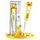 scala SC 44 flex Digitales Fieberthermometer Baby & Kinder – 10 Sek. Messzeit, flexible Spitze, Fieberalarm, wasserdicht – oral, rektal & axillar – Ente Motiv