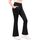 Adorel Mädchen Schlaghosen Bootcut Schlag Sport Leggings mit Taschen Yogahosen Schwarz 134-140 EU (Herstellergröße 140)