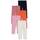 Amazon Essentials Mädchen Leggings, 5er-Pack, Elfenbein/Orange/Rosa/Schwarz/Zartrosa, 2 Jahre