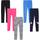 Spotted Zebra Big Girls' 5-Pack Leggings, Hearts, X-Large (12)