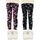Domee Mädchen Leggings Gefüttert Thermoleggings Winter Warme Hosen 2er-Pack Schmetterlingsdruck 122-128 (Herstellergröße 130)