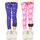 Adorel Mädchen Thermoleggings Bunt Gefütterte Winter Hosen Leggings 2er-PackRosa Sterne & Lila Sterne 128 EU (Herstellergröße 130)