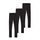 NAME IT Mädchen NKFVIVIAN Legging, Black/W. Black & Black, 92