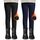 DDOBB 2er Pack Thermo Leggings Mädchen Gefütterte Winter Leggins Mit Fleece Kinder High Waist Thermounterwäsche Dicke Warm Lange Hose für Alltag(Schwarz+Navy, XL=(146-152))