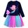 VIKITA Kleider Mädchen Langarm Kleid Baumwolle Bunt Print Stickerei Winter Kleidung Lh2307 10T