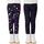 Adorel Mädchen Winter Leggings Gefüttert Warm Bunt Dicke Thermohosen 2er-Pack Bunte Punkte & Bunte Sterne 146 (Herstellergröße 150)