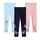 EmaoFun Mädchen Leggings Multipack,Kinder Hose Kleinkind aus Baumwolle,3er-Pack Set(Butterfies 3T)
