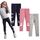 EmaoFun Mädchen Leggings Multipack,Kinder Hose Kleinkind aus Baumwolle,3er-Pack Set(Einhorn 7Y)