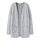 NAME IT Mädchen Nkfvicti Knit Card Noos Pullover, Grey Melange, EU 122-128