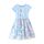 Renholin Kleider Shine Sommer Kleid Kurzarm Gefrorene Eiskönigin Prinzessin EIS Prinzessin Mädchen Kinder Party Rock