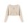 trudge Mädchen Strickjacke Langarm Bolero Jacke Kinder Shrug Top Elegante Festlich Schulterjacke Frühling Kurz Cardigan mit Knöpfe Khaki 110