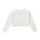 Yealoo Bolero Mädchen mit Lochmuster gestrickt Baumwolle Strickjacke Kinder Bolerojacke Schulterjacke Rundhals Langarm