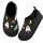 Kyopp Hausschuhe Kinder Junge Mädchen Pantoffeln Rutschfest Barfussschuhe Kindergarten Slippers für Atmungsaktive Weich Lauflernschuhe Kleinkinder Schuhe(Schwarzer-Kosmisch 32/33EU)
