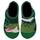 Kyopp Hausschuhe Kinder Junge Klettverschluss Schuhe Mädchen Pantoffeln Rutschfest Slippers für Atmungsaktive Weich Kleinkinder Schuhe(Krokodil Grün 28/29EU)