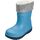 Playshoes Regenstiefel mit Futter (Herausnehmbar) Unisex Kinder Gummistiefel, Blau Socke, 21 EU