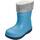 Playshoes Regenstiefel mit Futter (Herausnehmbar) Unisex Kinder Gummistiefel, Blau Socke, 29 EU