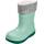 Playshoes Regenstiefel mit Futter (Herausnehmbar) Unisex Kinder Gummistiefel, Grün Socke, 34 EU