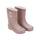 Mikk-line Gummistiefel Kinder 26 | Adobe Rose Regenstiefel mit Reflektierenden Details - Wasserdichte Kinderstiefel, Leicht und Rutschfest | Komfortable Allwetter Kinderstiefel