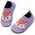 VOLHAL Hausschuhe ​Kinder Mädchen Junge Barfussschuhe Pantoffeln Lauflernschuhe ​Rutschfest ​Kindergarten für Atmung saktive​ Weich Kleinkinder Schuhe ​Unisex(Fuchs Lila 20EU)