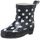 Playshoes Kinder Halbschaft-Gummistiefel aus Naturkautschuk, Trendige Unisex Regenstiefel mit Reflektoren, gepunktet mit Punkt-Muster