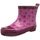 Playshoes Naturkautschuk Halbschaft Herzchen, Mädchen Gummistiefel, Pink (Pink 18), 23 EU (6.5 Child UK)