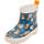 Playshoes Gummistiefel Halbschaft Dschungel Unisex Kinder Gummistiefel, Petrol Dschungel, 27 EU