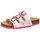 Lico Mädchen Bioline Flower Kids Pantoletten, Weiss Bunt, 30 EU