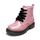 DREAM PAIRS Jungen Mädchen Stiefel Klassische Stiefel für Kinder Herbst Fashion Schnürstiefel Winterstiefel mittelere Stiefel,Size 35,Rosa/Pu,SDBO2220K