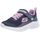 Skechers Mädchen Microspec Sneaker, Navy Mesh Lavender & Mint Trim, 33.5 EU
