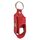 Vesidoloy Inhalator-Schlüsselanhängerhalter, tragbarer Leder-Inhalator-Halter – PU-Leder Aufbewahrungswerkzeug für Camping, Reisen, Geschäftsreisen, Zuhause, Schule, rot, Refer to description, Uni