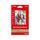 Canon Fotopapier PP-201 glänzend - 10x15 cm 50 Blatt für Tintenstrahldrucker - PIXMA Drucker (265 g/qm) 2311B003 rot