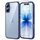 TAURI für iPhone 17 Hülle 6,3" mit Panzer Schutz Glas Folie, Schutz nach Militärstandard, [Anti-Vergilbung] Stoßfest Militärstandard Transparent Handyhülle - Marineblau
