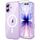 TAURI für iPhone 17 Hülle 6,3" mit Panzer Schutz Glas Folie, Kompatibel mit MagSafe, Schutz nach Militärstandard, [Anti-Vergilbung] Stoßfest Transparent Magnetisch Handyhülle - Durchsichtig
