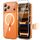 TAURI für iPhone 17 Pro Max Hülle 6,9" mit Panzer Schutz Glas Folie und Kamerasteuerung, Kompatibel mit MagSafe, Vollständiger Kameraschutz, Stoßfest Magnetisch Handyhülle - Durchsichtig