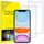 JETech Schutzfolie für iPhone 11 und iPhone XR 6,1 Zoll, Panzer Schutz Glas Folie Displayschutzfolie, 2 Stück