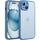 TOCOL für iPhone 15 Hülle, Vollständiger Kameraschutz Stoßfest Kratzfest Handyhülle für iPhone 15 Case, Hellblau