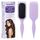 Lockenbürste, curly hair brush Für curly hair, locken bürste Zum Definieren Beim Styling, Antistatisch Entwirren Ohne Ziepen, Ergonomischer Griff, haarbürste Für Frauen Männer (Lila)