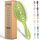Ninabella Haarbürste ohne Ziepen - Bürste für Damen und Herren - Detangler Bürste auch für Locken & Lange Haare - Entwirrbürste Haarbürsten - Limetten Grün