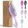 Ninabella Mini Haarbürste ohne Ziepen - Bürste für Reisen - Entwirrbürste für trockenes und nasses Haar - Detangler Bürste - Hair Brush - Lila