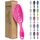 Ninabella Haarbürste ohne Ziepen - Bürste für Damen und Herren - Detangler Bürste auch für Locken & Lange Haare - Entwirrbürste Haarbürsten - Neon Pink