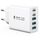 USB C Ladegerät 50W, 5 Ports Mehrfach Stecker mit【2 USB-C und 3 USB-A】, 50W USB-A Netzteil Wand-Ladegerät, Fast Charge PD 3.0 Power Adapter Kompatibel mit iPhone 12/13/14/15/16/Samsung/Handys/Tablets