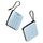VRURC Power Bank mit Kabel 10000mAh Klein USB C Powerbank Schnelles Aufladen 22.5W Mini Tragbares Ladegerät Externer Akku Klein Aber Stark akkupack LED-Anzeige Kompatibel mit iPhone Huawei (Blau)