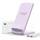NANAMI Fast Wireless Charger, 15W Induktive Ladestation für Samsung Galaxy S26 S25 S24 S23 S22 Ultra Plus,Handy Ständer (mit 20W USB ladegerät PD Adapter) für iPhone 17 16 15 14 13 12 11 Pro Max XR